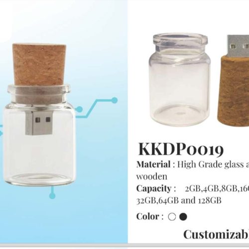 Glass Bottle Pendrive 16gb
