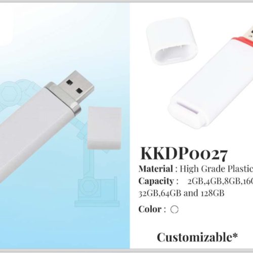 Plastic Rectangular Shape Pendrive 16gb