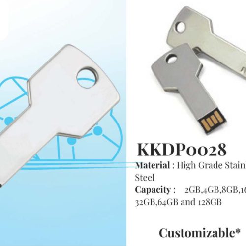 Key Shape Pendrive 16gb