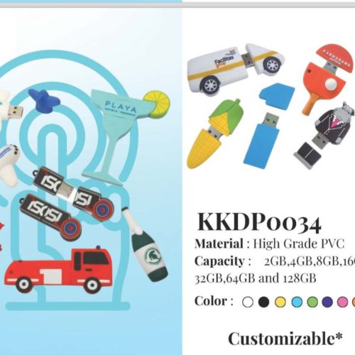 Silicon Customized Shape Pendrive 16gb